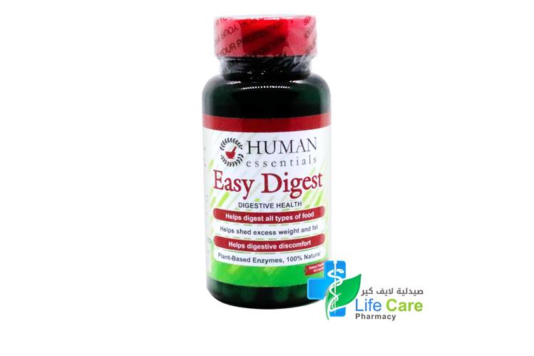HUMAN EASY DIGEST 60 CAPSULES - Life Care Pharmacy