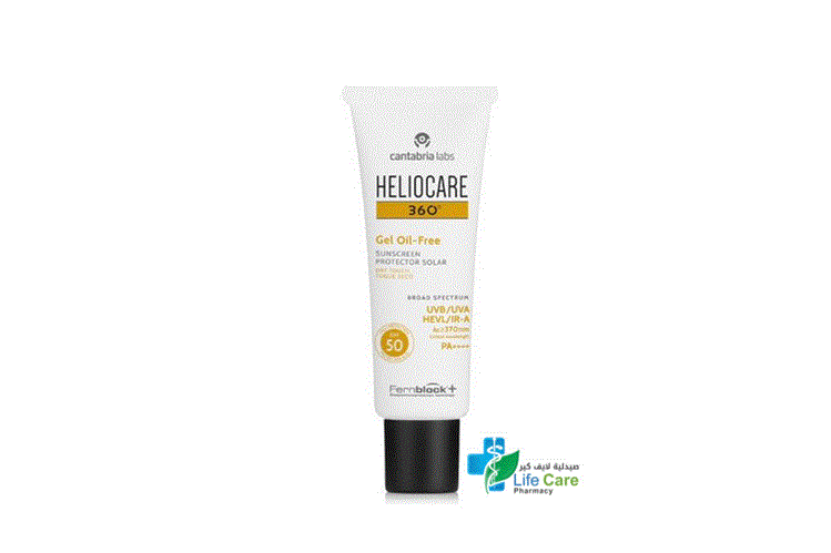 HELIOCARE 360 GEL OIL FREE DRY TOUCH SPF50 50 ML - Life Care Pharmacy