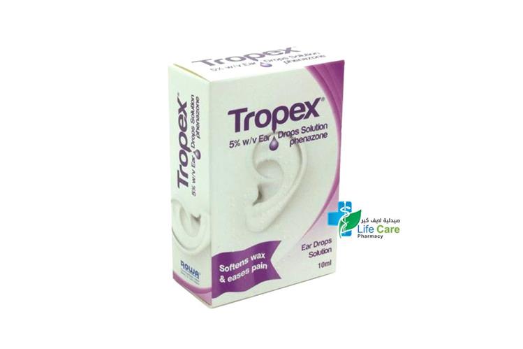 TROPEX EAR DROPS 10ML - Life Care Pharmacy