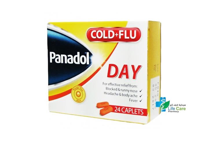 PANADOL DAY COLD AND FLU 24 CAPLETS - Life Care Pharmacy
