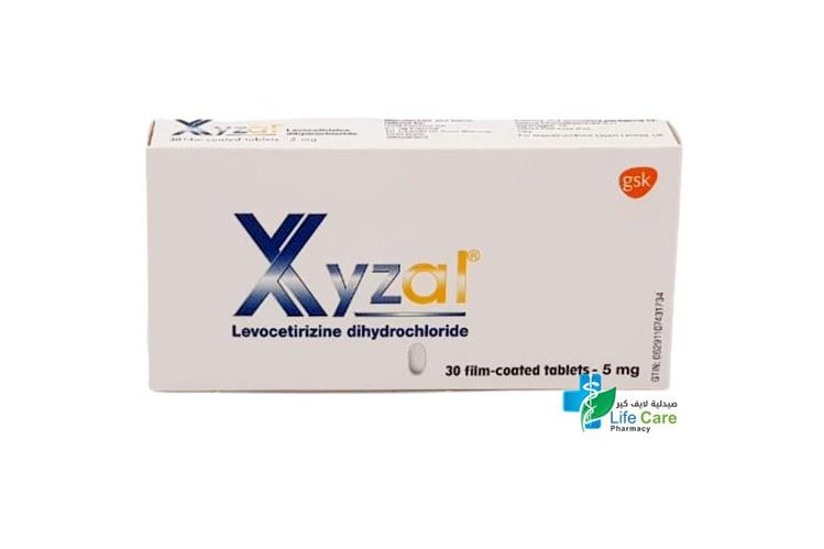 XYZAL 5MG 30TAB - Life Care Pharmacy