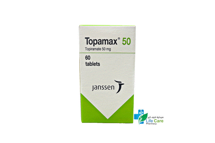 TOPAMAX 50 MG 60 TABLETS - Life Care Pharmacy
