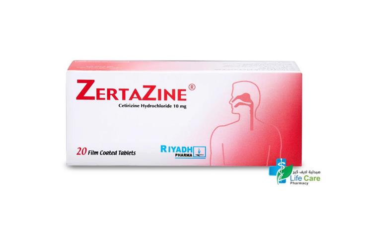 ZERTAZINE 10MG 20TAB - Life Care Pharmacy