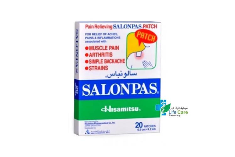 SALONPAS 20 PATCH - Life Care Pharmacy