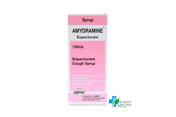 AMYDRAMINE EXPECTORANT 120 ML SYRUP - Life Care Pharmacy