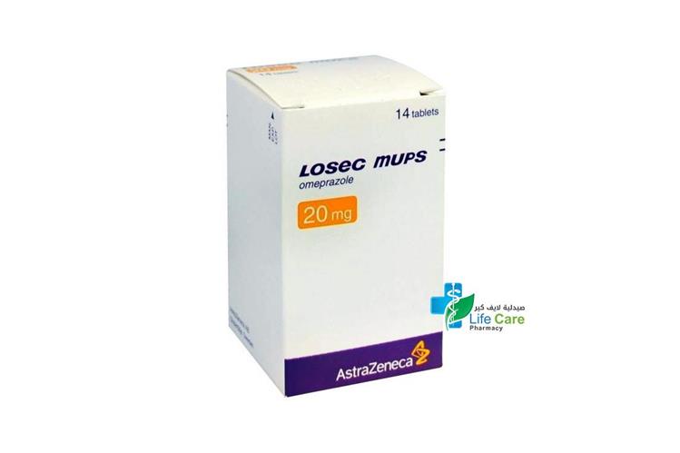 LOSEC MUPS 20 MG 14 TABLETS - Life Care Pharmacy