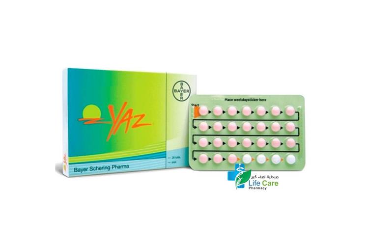 YAZ 28 TABLET - Life Care Pharmacy