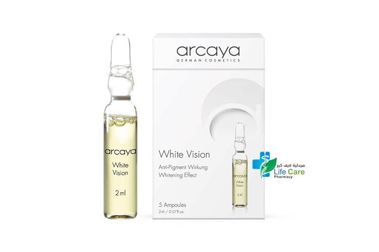 ARCAYA WHITE VISION 5  AMPOULES - Life Care Pharmacy