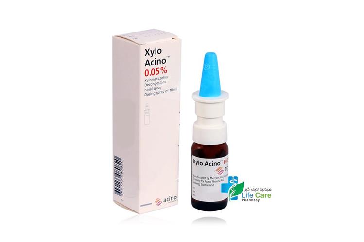 XYLO ACINO  0.05% NASAL SPRAY  10 ML - Life Care Pharmacy