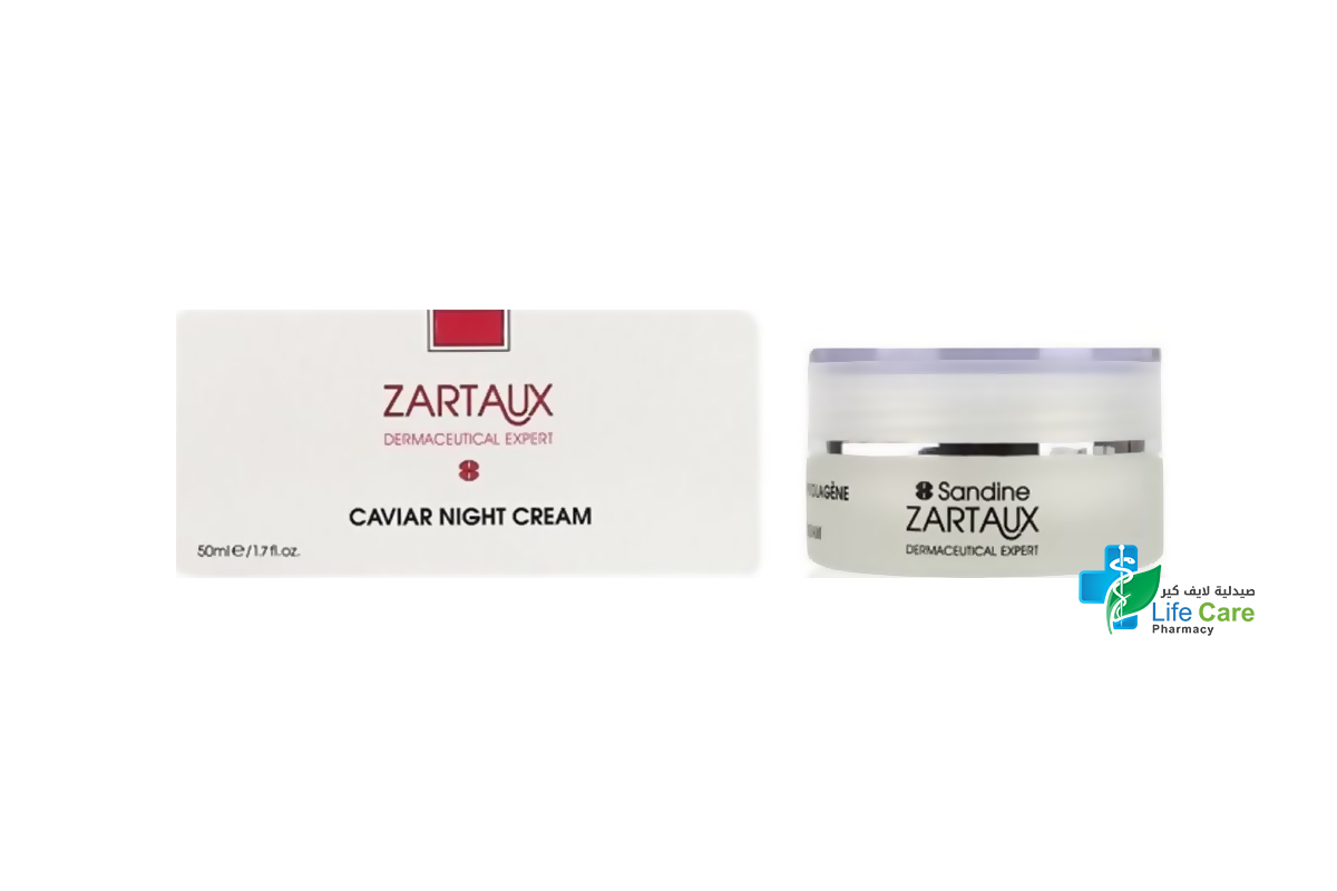 ZARTAUX CAVIAR NIGHT CREAM 50 ML - Life Care Pharmacy