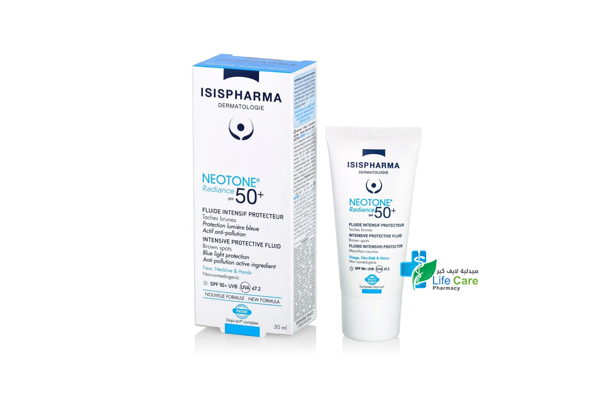 ISISPHARMA NEOTONE RADIANCE SPF50 PLUS CREAM 30ML - Life Care Pharmacy