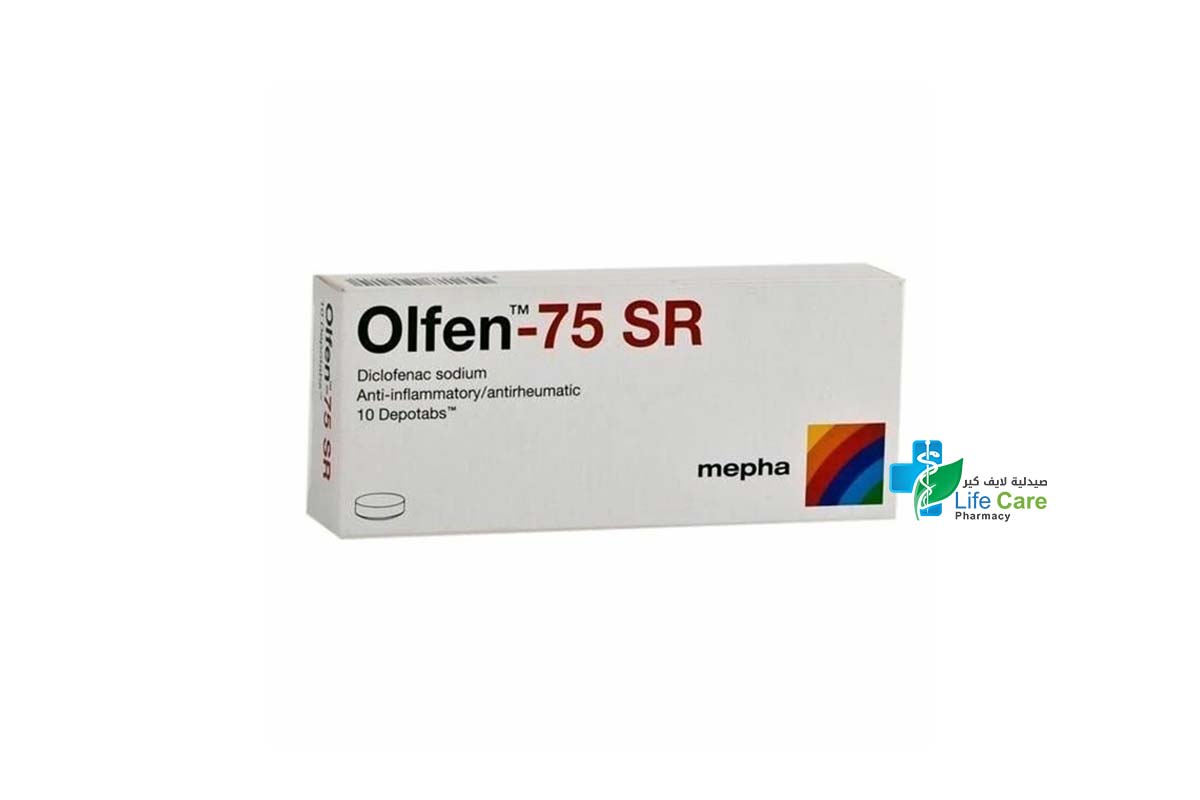 OLFEN 75 MG SR 10 TAB - Life Care Pharmacy