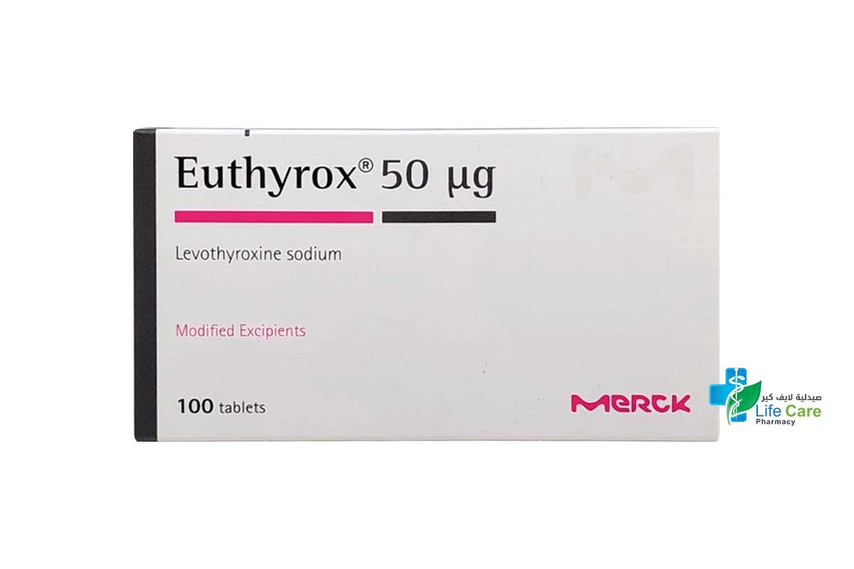 EUTHYROX  50 MCG 100 TAB - Life Care Pharmacy
