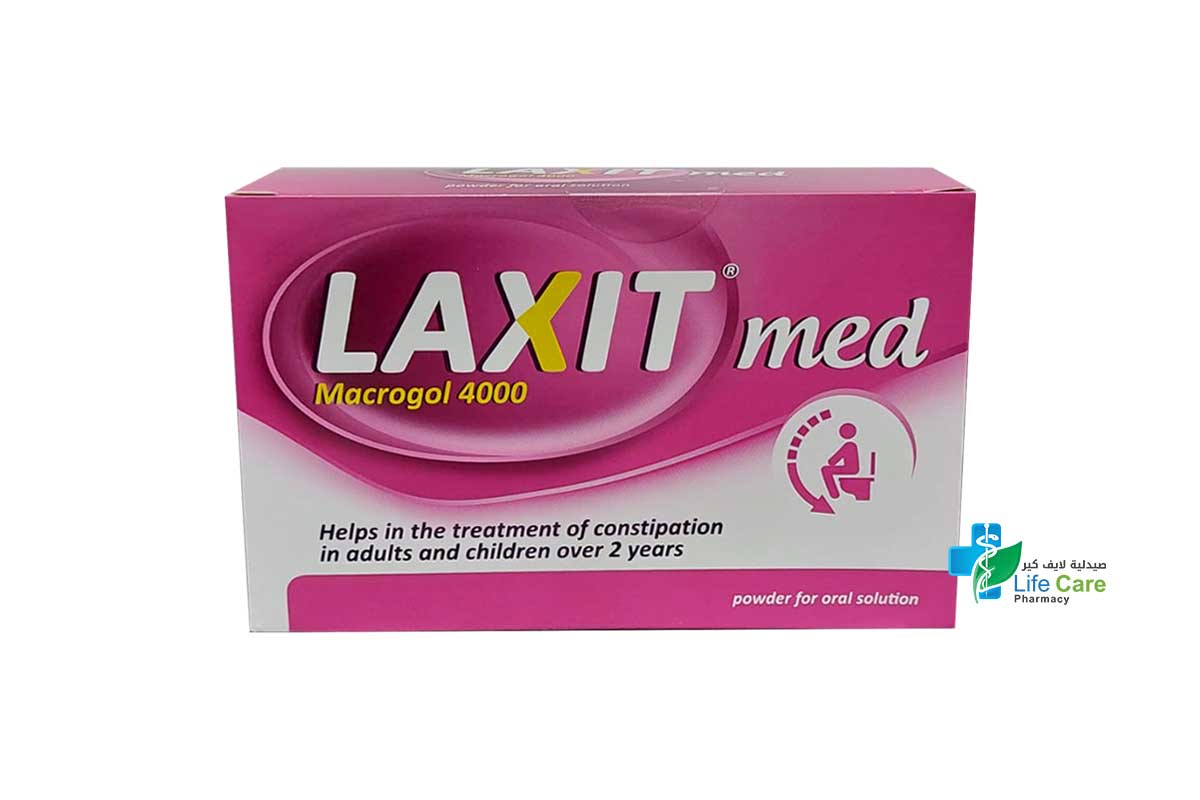 LAXIT MED 20 SACHETS - Life Care Pharmacy