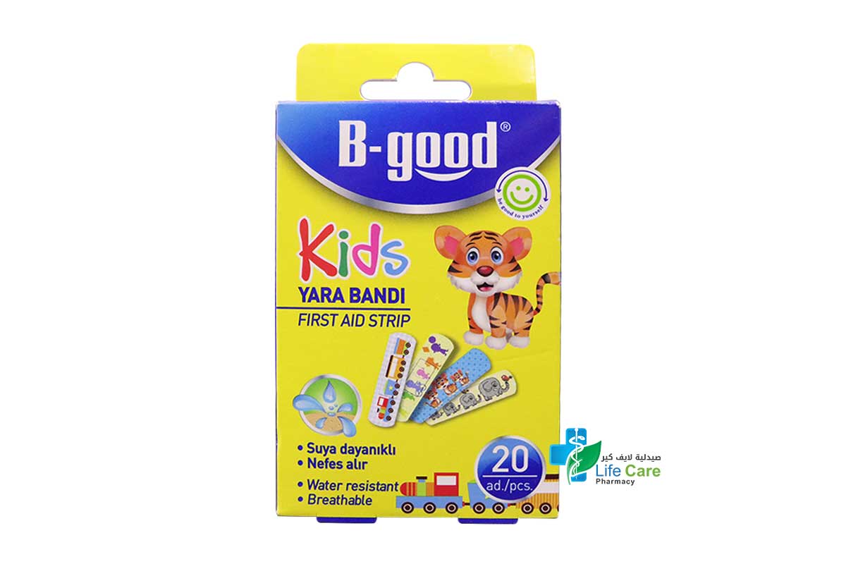 B GOOD KIDS FIRST AID STRIP 20 PCS - Life Care Pharmacy
