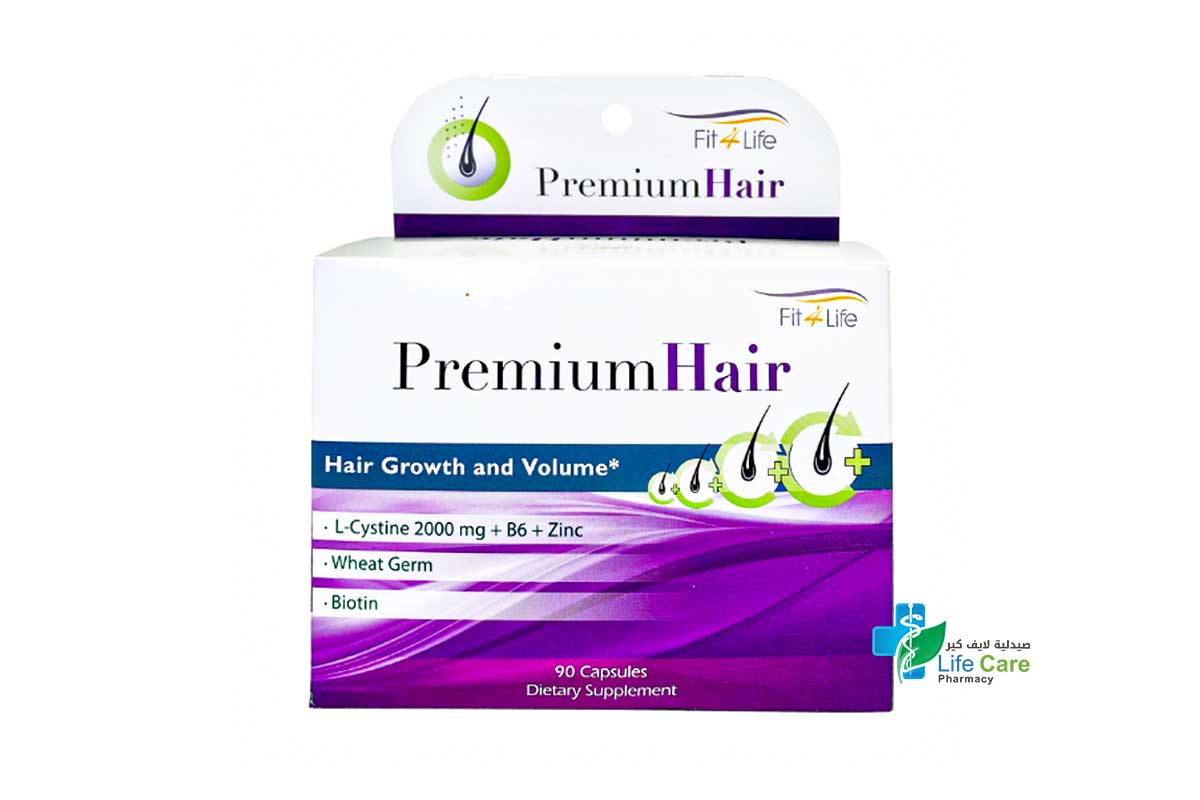 FIT4LIFE PREMIUM HAIR 90 CAPSULES - Life Care Pharmacy