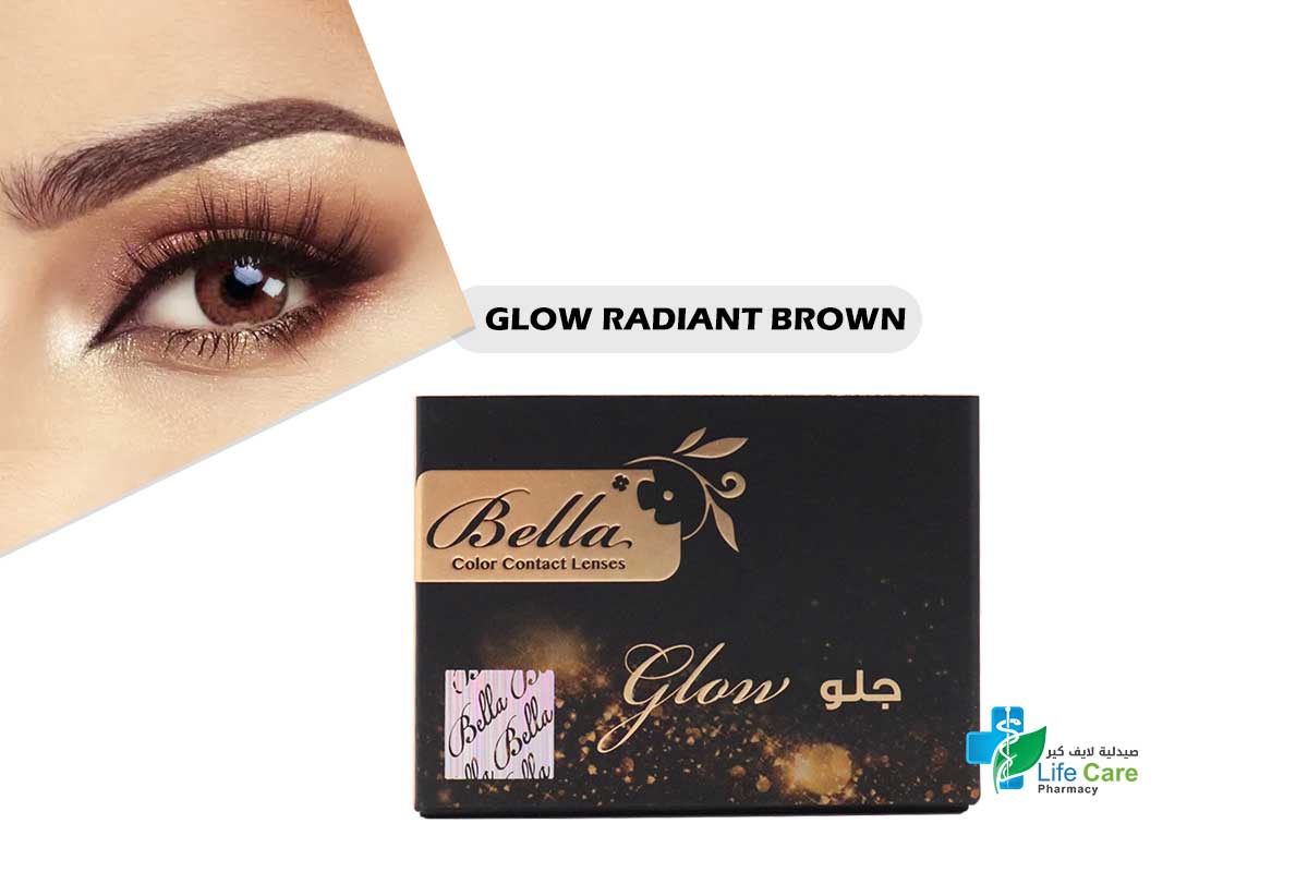BELLA COLOR CONTACT LENSES GLOW RADIANT BROWN - Life Care Pharmacy