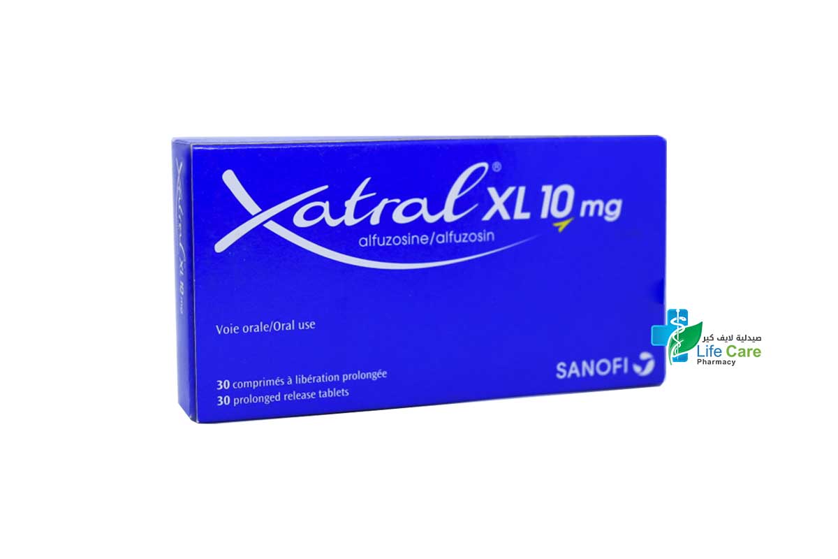 XATRAL XL 10 MG 30 TABLETS - Life Care Pharmacy