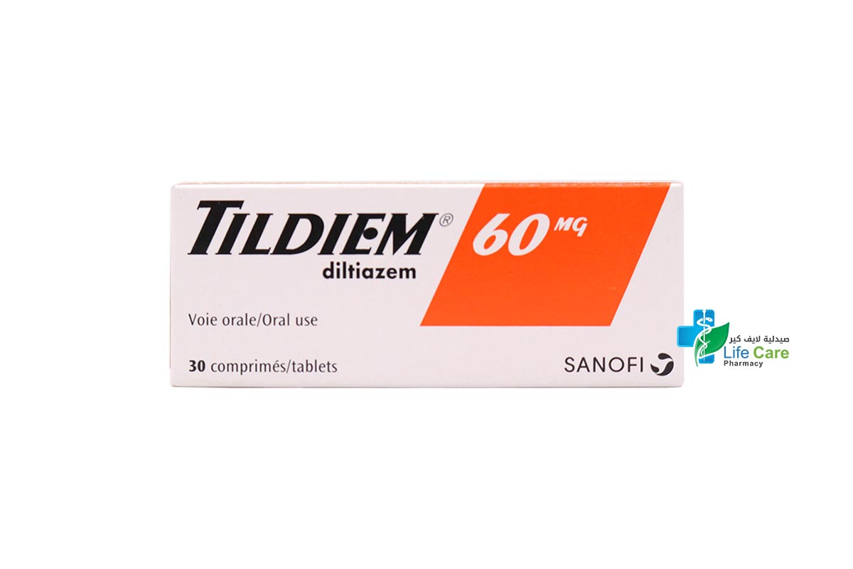 TILDIEM 60MG 30 TABLETS - Life Care Pharmacy