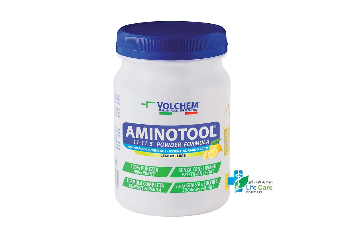 VOLCHEM AMINOTOOL AMINO ACID POWDER LEMON 252G - Life Care Pharmacy