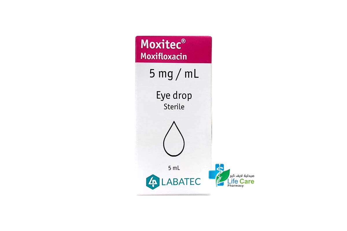 MOXITEC EYE DROPS 5MG 5 ML - Life Care Pharmacy