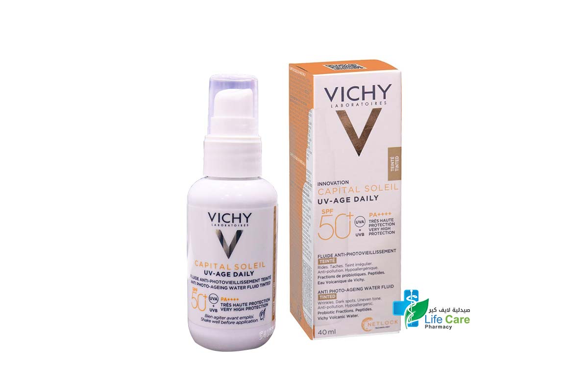 VICHY INNOVATION CAPITAL SOLEIL SPF50 PLUS TINTED 40ML - Life Care Pharmacy