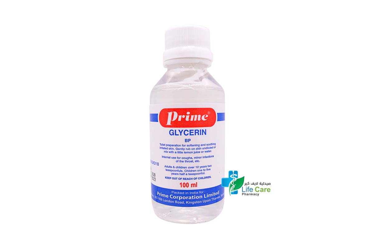 PRIME GLYCERIN BP 100 ML - Life Care Pharmacy