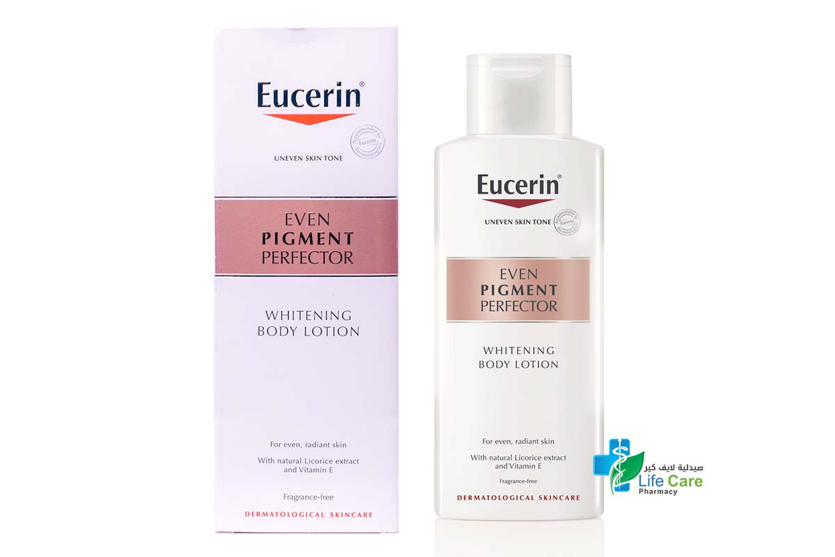 EUCERIN EVEN BRIGHTER WHITENING BODY LOTION 250 ML - Life Care Pharmacy