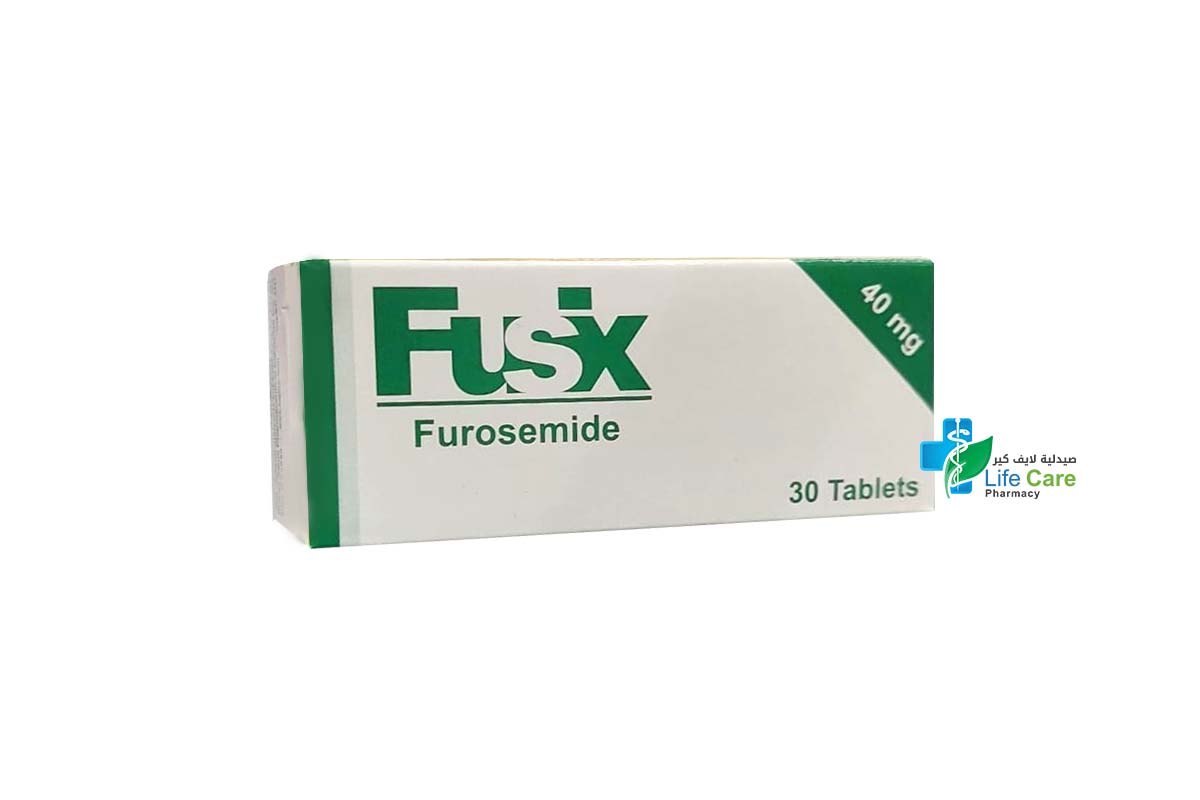 FUSIX 40MG 30 TABLETS - Life Care Pharmacy