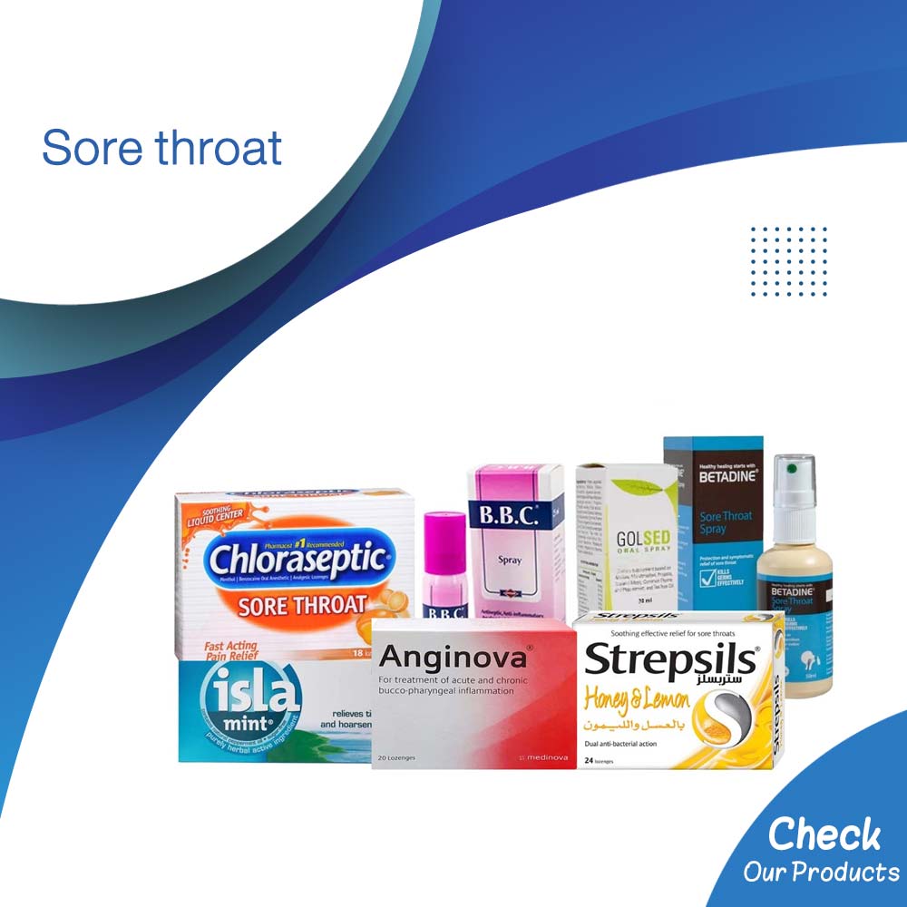 Sore throat - Life Care Pharmacy