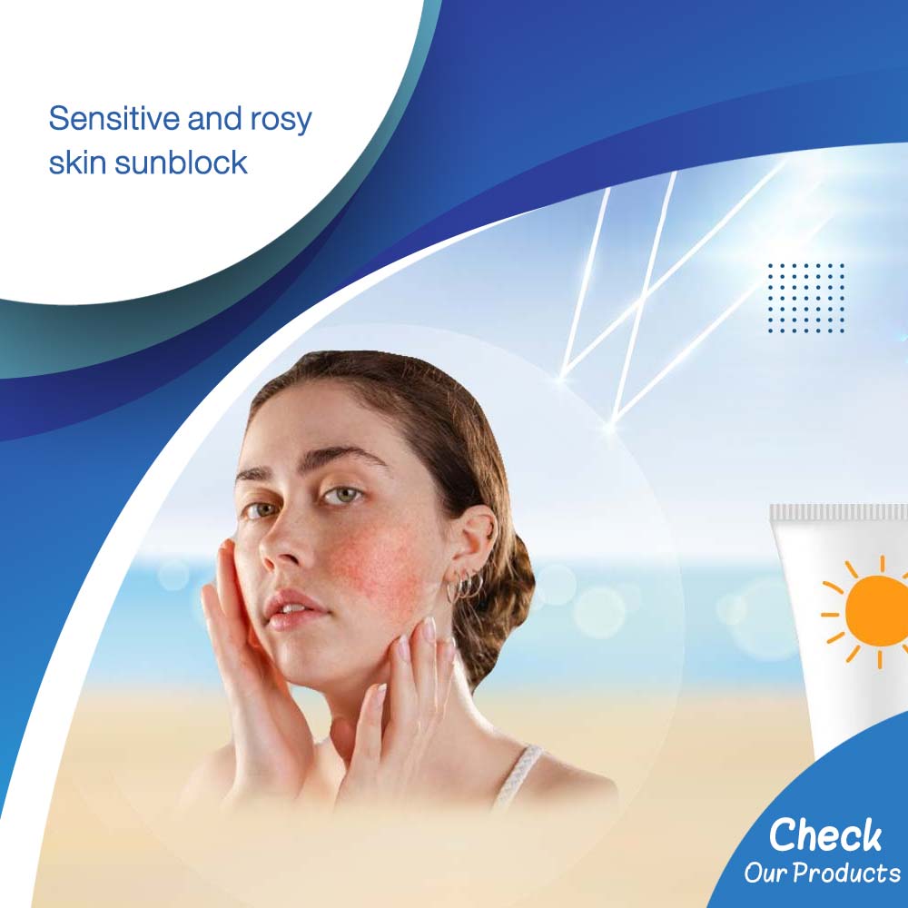 Sensitive and rosy skin sunblock - Life Care Pharmacy