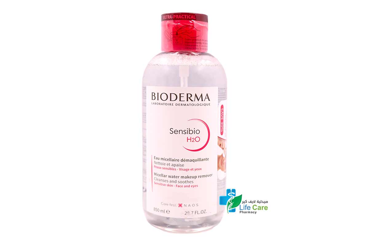 BIODERMA SENSIBIO RED H20 850 ML - Life Care Pharmacy