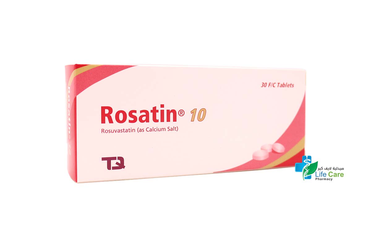ROSATIN 10 MG 30 TABLETS - Life Care Pharmacy