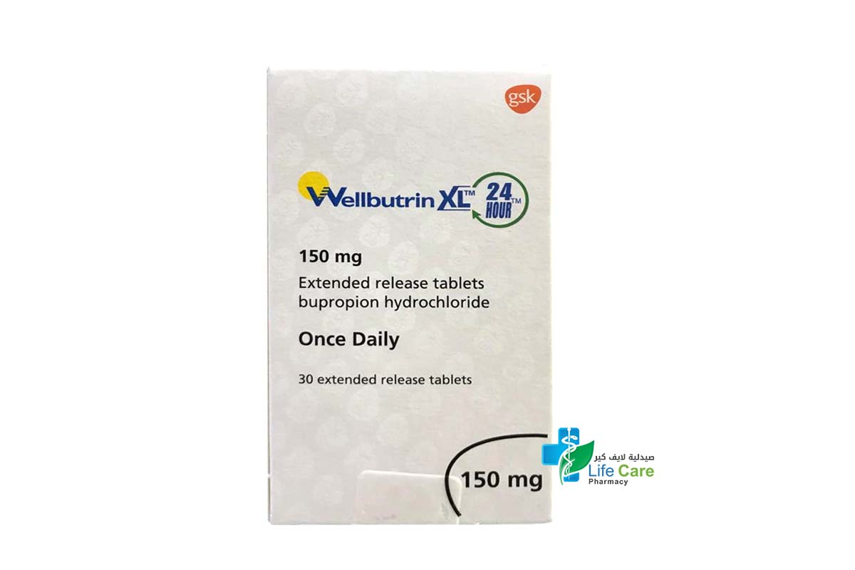 WELLBUTRIN XL 150MG 30 TABLETS - Life Care Pharmacy