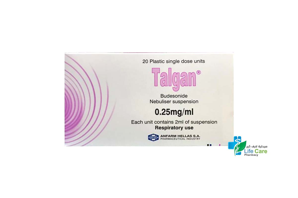 TALGAN 0.25MG ML 2ML 20  1 BOX - Life Care Pharmacy