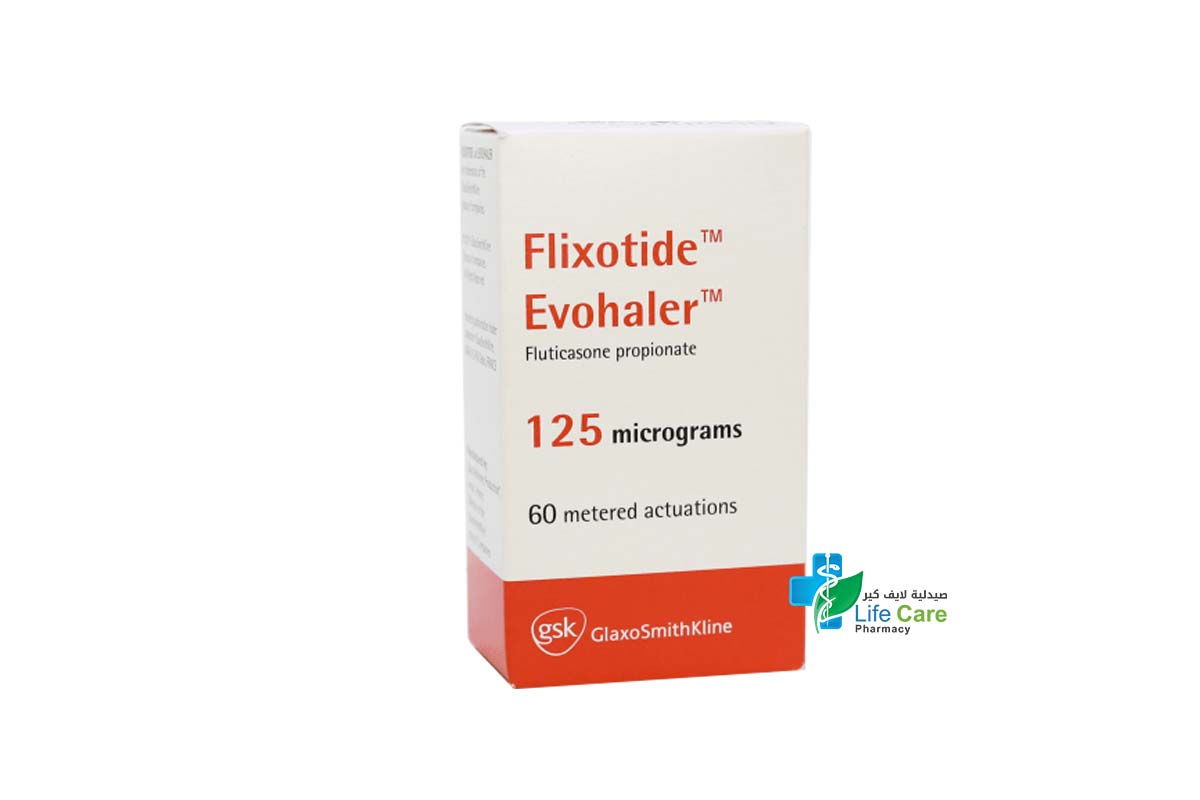 FLIXOTIDE EVOHALER 125MCG 60 DOSE - Life Care Pharmacy