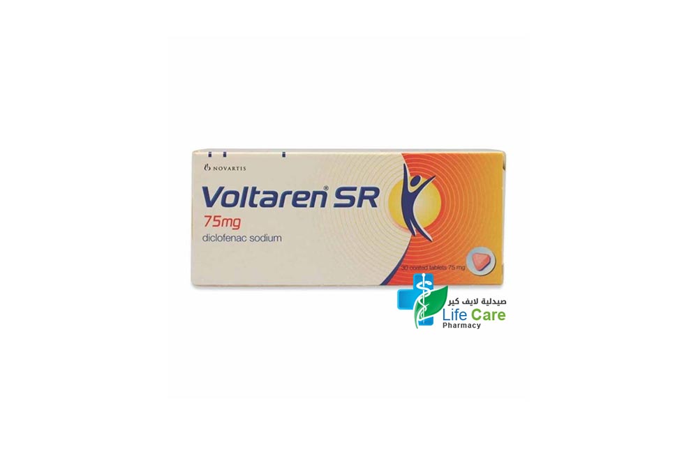 VOLTAREN SR 75 MG 30 TABLETS - Life Care Pharmacy