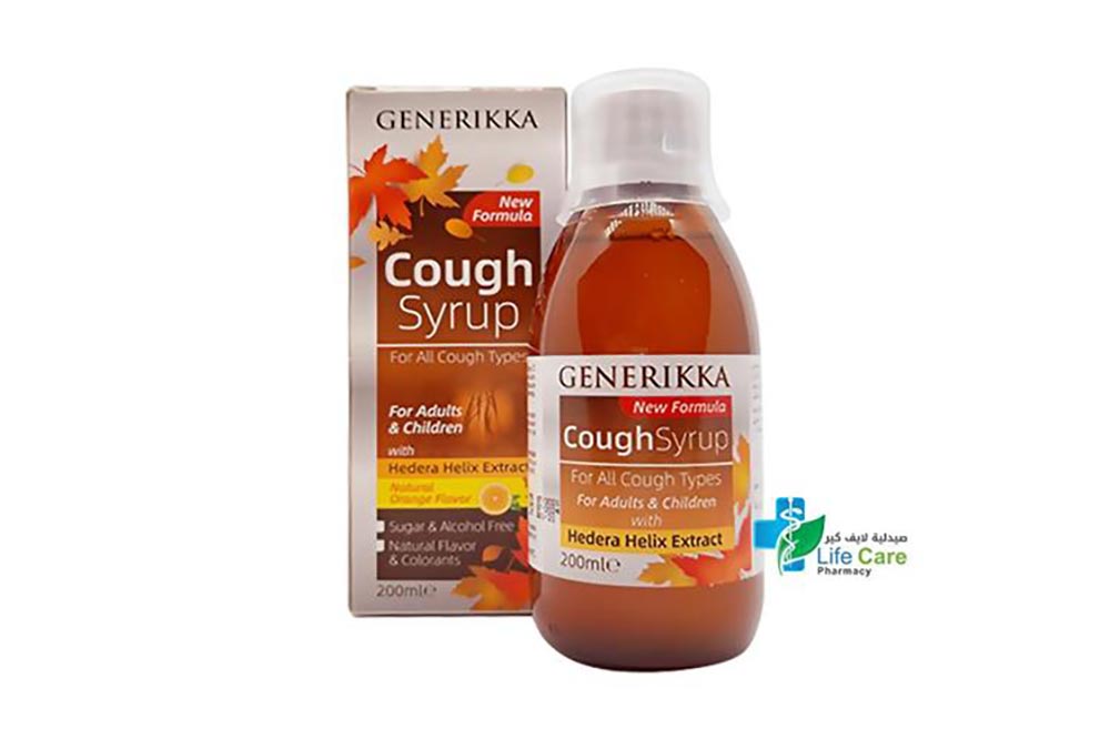 GENERIKKA COUGH SYRUP 200ML - Life Care Pharmacy