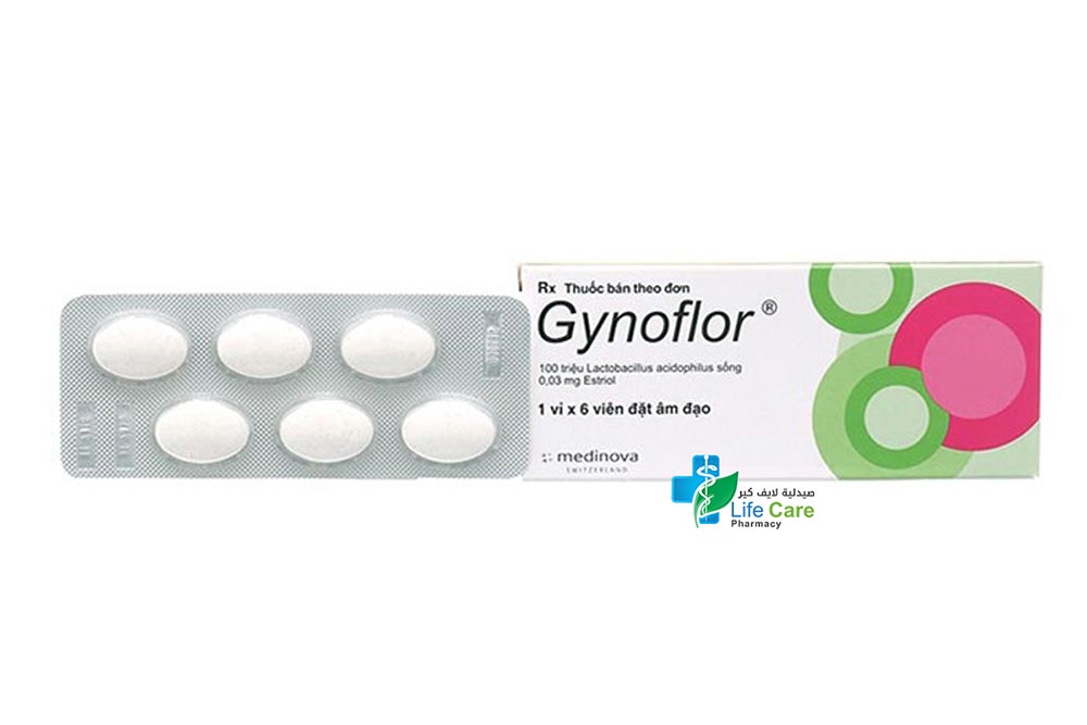 جينوفلور 6 اقراص مهبلية - صيدلية لايف كير
