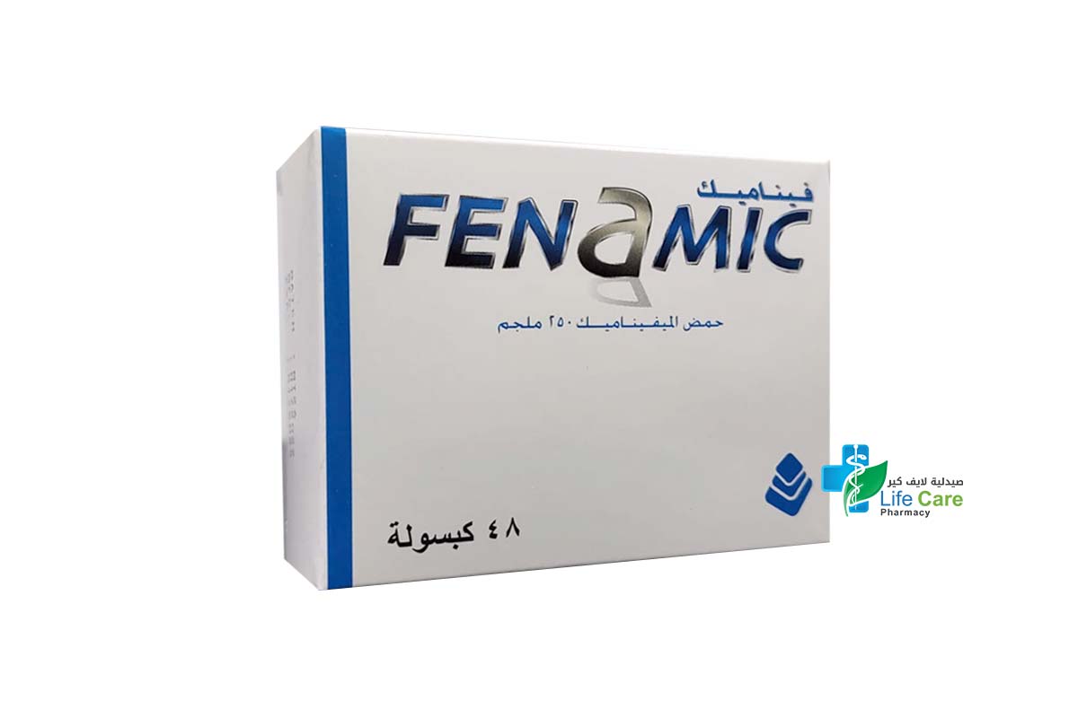 FENAMIC 250 MG 48 CAPSULES - Life Care Pharmacy