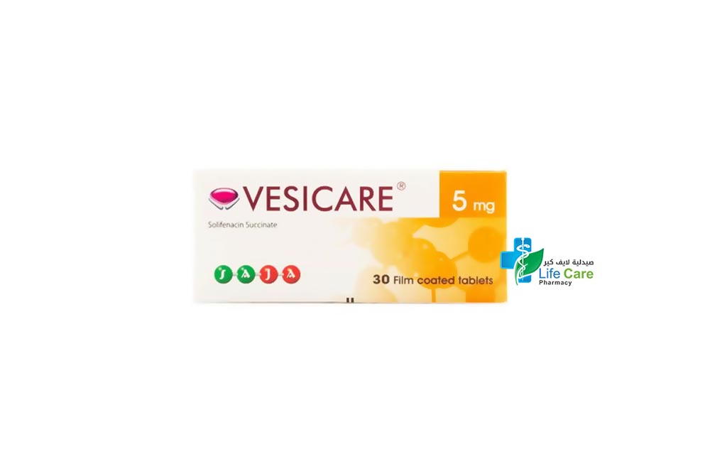 VESICARE 5 MG 30 TABLETS - Life Care Pharmacy