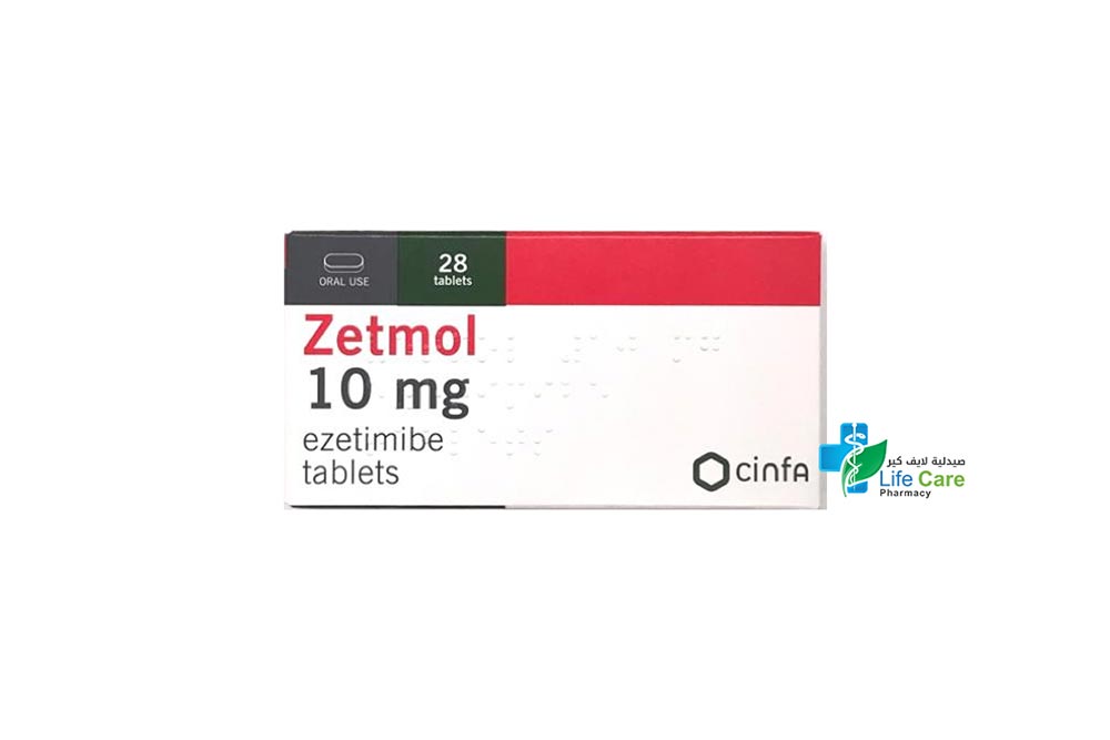 ZETMOL 10MG 28TABLETS - Life Care Pharmacy