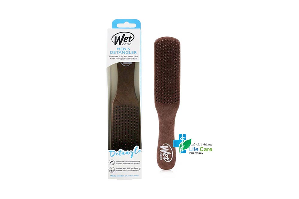 WET BRUSH MENS BROWN LEATHER 838 - Life Care Pharmacy