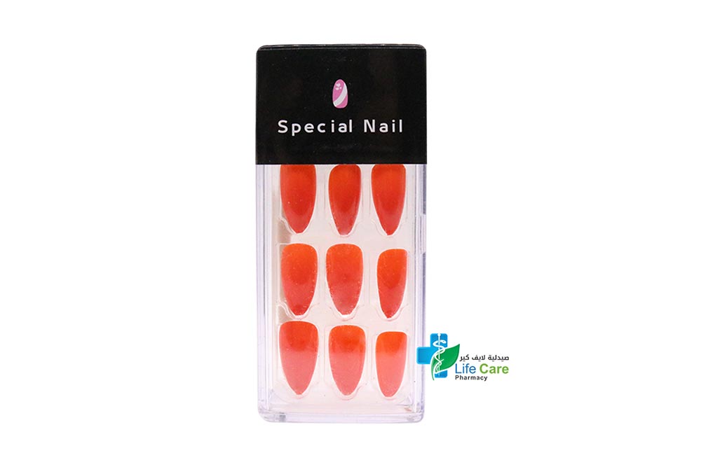 PRIMED SPECIAL FAKE NAILS COLOR BROWN ORANGE - Life Care Pharmacy