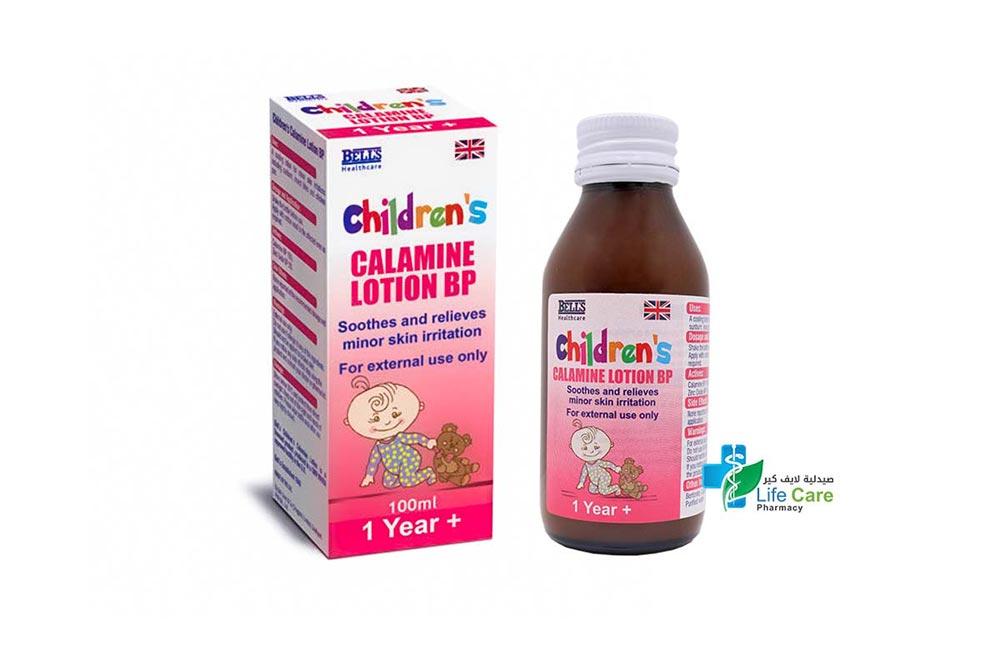 BELLS CHILDRENS CALAMINE LOTION BP 1 YEARS PLUS 100 ML - Life Care Pharmacy