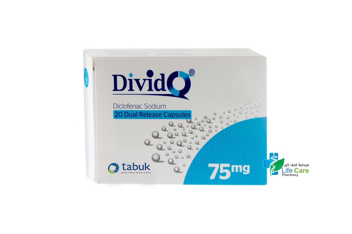 DIVIDO 75MG DUAL RELEASE  20 CAP - Life Care Pharmacy