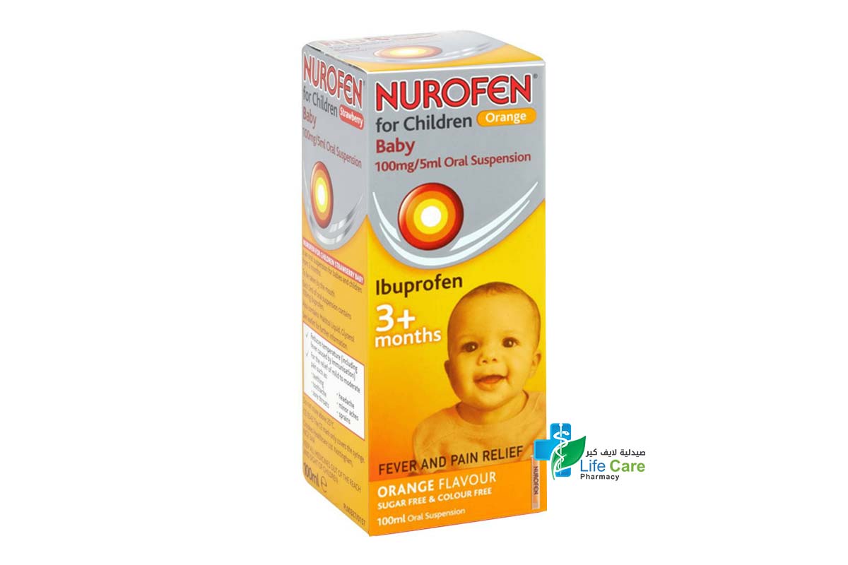 NUROFEN SUSP FOR CHILDREN 100 ML - Life Care Pharmacy