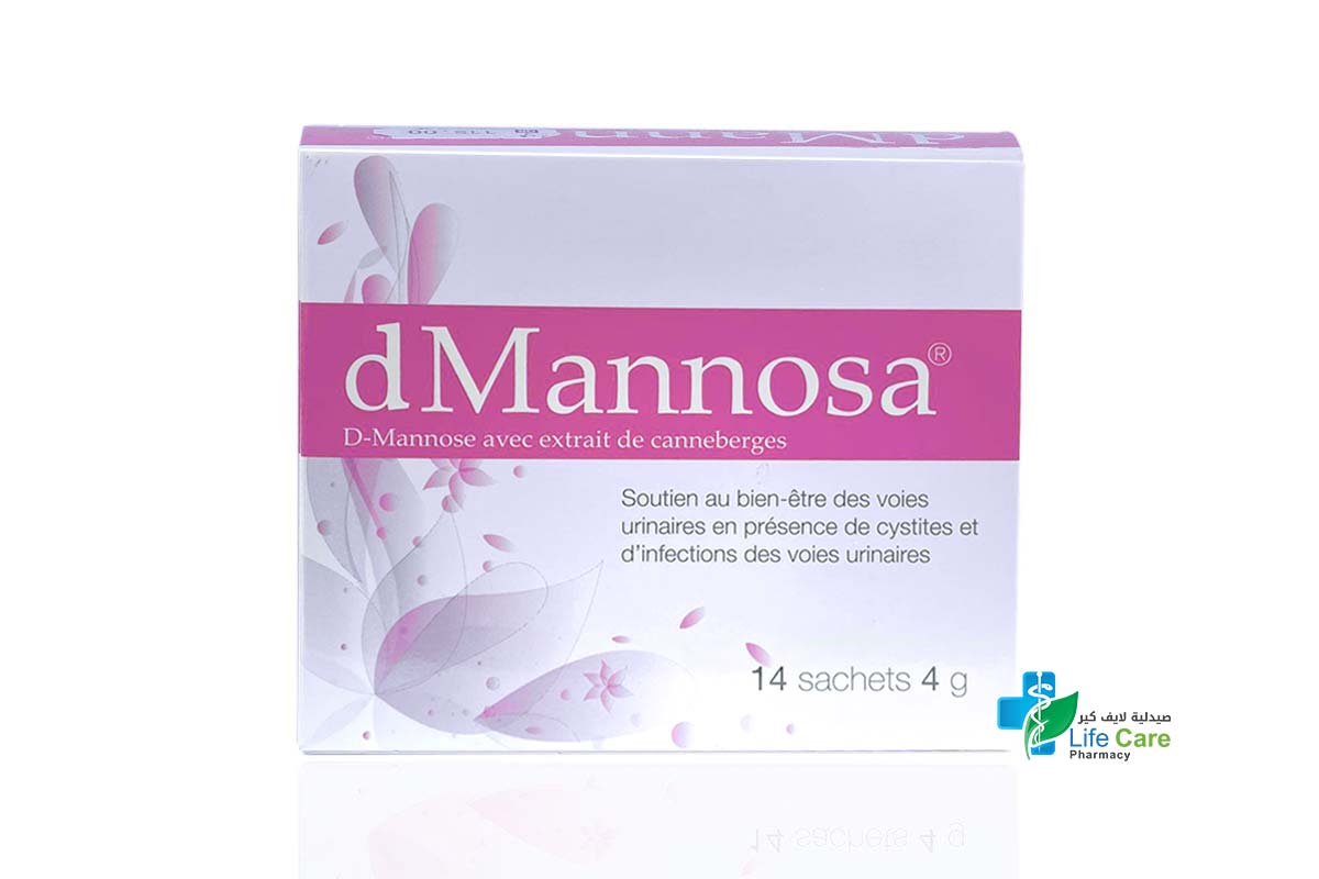 D MANNOSA 14 SACHETS 4 GM - Life Care Pharmacy