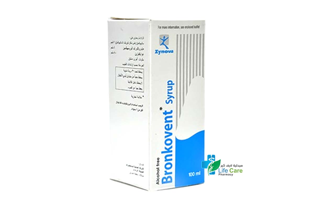 BRONKOVENT SYRUP 100 ML - Life Care Pharmacy