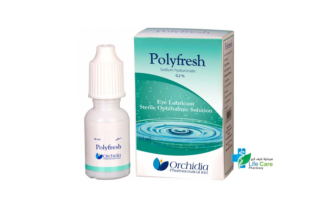 POLYFRESH 0.2% EYE LUBRICANT OPHTHALMIC SOLUTION 10 ML - Life Care Pharmacy